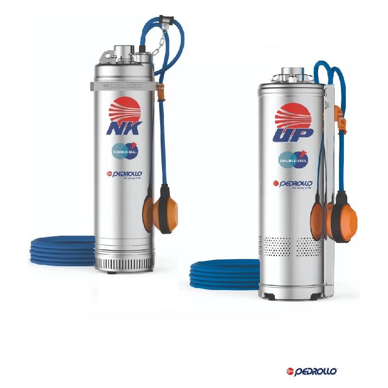 Serie de bombas submersveis em ao inox com boia para poo